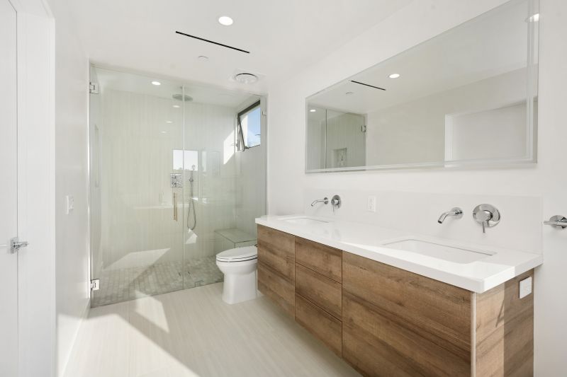 Bathroom with Double Vanities